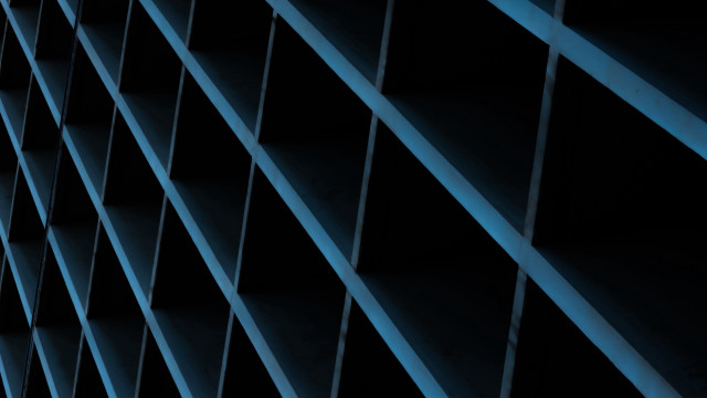 Building blue light clock judd free wallpaper - medium preview image