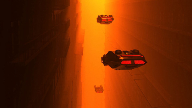 Cars foggy night retrofuturism blade free wallpaper - medium preview image