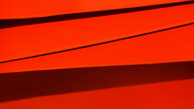 Red wall black cat abstract free wallpaper - medium preview image