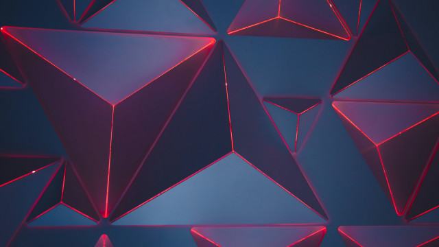 Colorful abstract 3d neon bulb free wallpaper - medium preview image