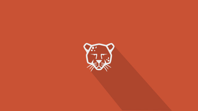 White tiger head red shadow free wallpaper - medium preview image