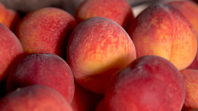 Peach pile bowl macro moon free wallpaper - medium preview image