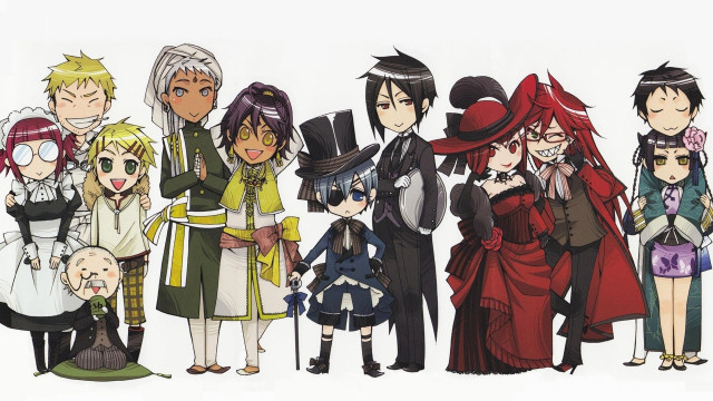 Costume party group people hats free wallpaper - medium preview image