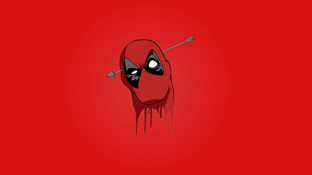 Cartoon character red background vector free wallpaper for desktop - medium preview image