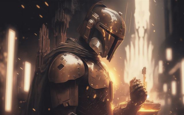 Star wars character dark city free wallpaper - medium preview image