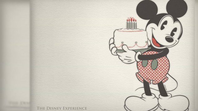 Mickey mouse birthday cake candle free wallpaper - medium preview image