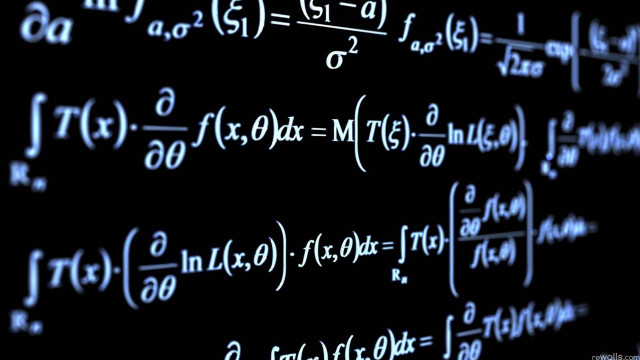 Blackboard white chalk numbers analytical free wallpaper - medium preview image