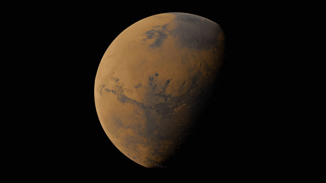 Brown planet moon night space free wallpaper - medium preview image