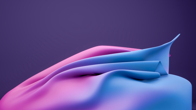 Blue pink purple 3d gradient free wallpaper - medium preview image