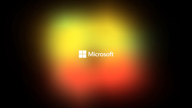 Black white microsoft logo red free wallpaper - medium preview image