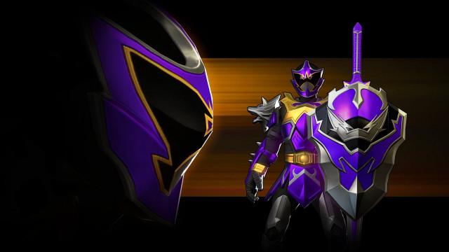 Purple gold suit sword armor free wallpaper - medium preview image