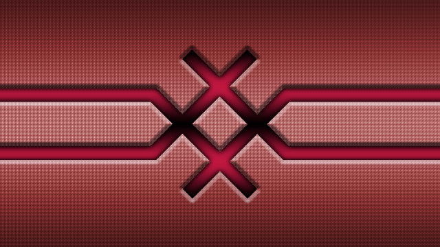 Red cross pattern fence honeycomb free wallpaper - medium preview image