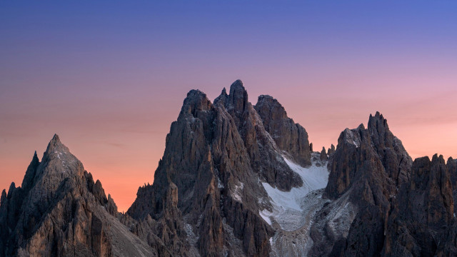 Mountain range pink sky snow #4 free wallpaper - medium preview image