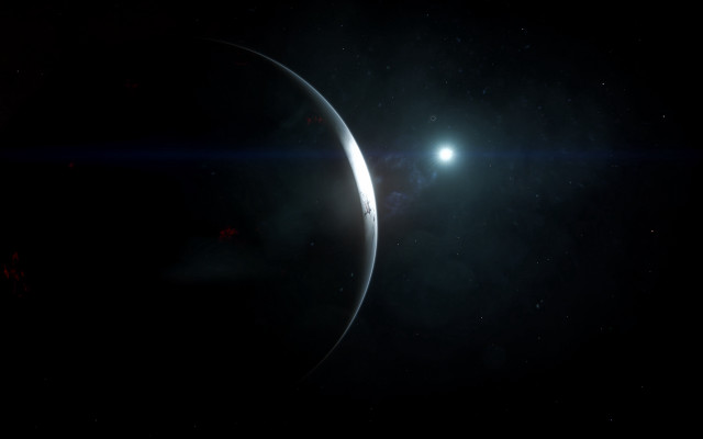 Night sky planet fireworks moon free wallpaper - medium preview image