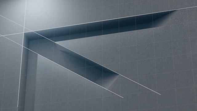Long thin object shadow bauhaus free wallpaper - medium preview image