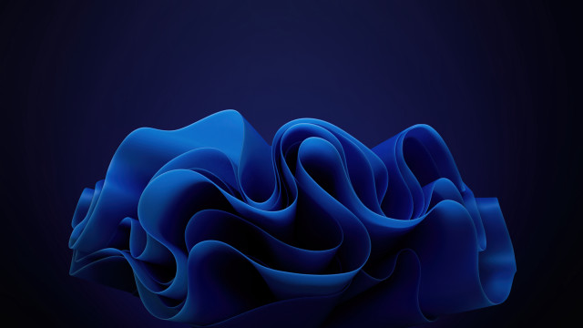 Blue abstract wavy background generative free wallpaper - medium preview image