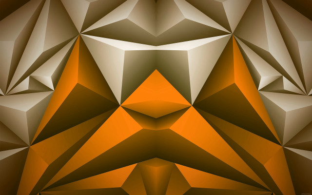 Abstract brown white triangle generative free wallpaper - medium preview image