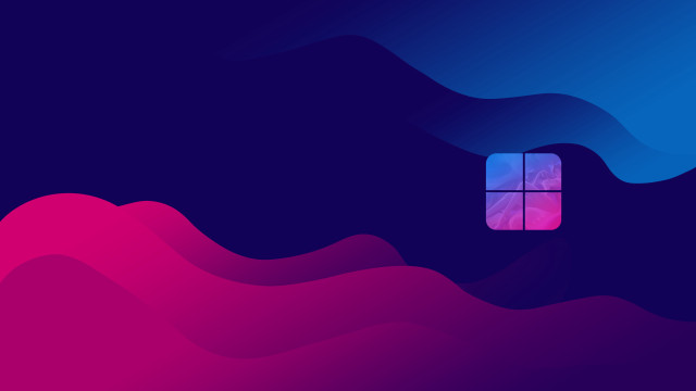 Window blue pink wave right free wallpaper - medium preview image