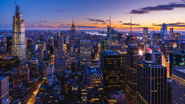 Cityscape sunset night river tokyo free wallpaper - medium preview image