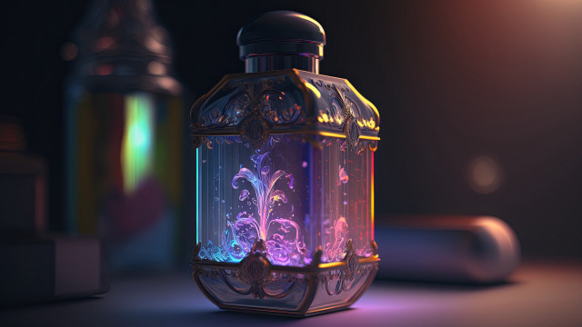 Colorful lantern table book lighter free wallpaper - medium preview image