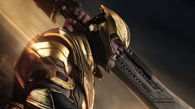 Armor sword mecha military shield free wallpaper - medium preview image