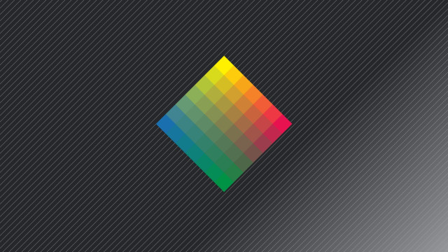 Colorful diamond logo black gray free wallpaper - medium preview image