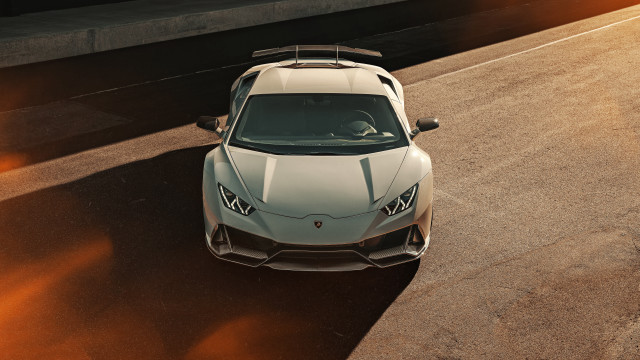 White sports car bridge clock free wallpaper - medium preview image
