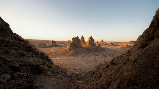Desert rocks sand formation sky free wallpaper - medium preview image