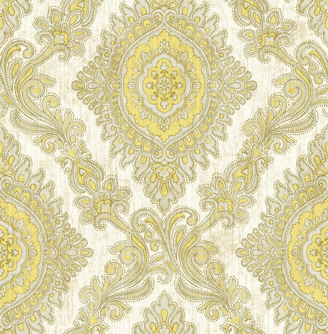 Yellow white wallpaper pattern background free wallpaper - medium preview image