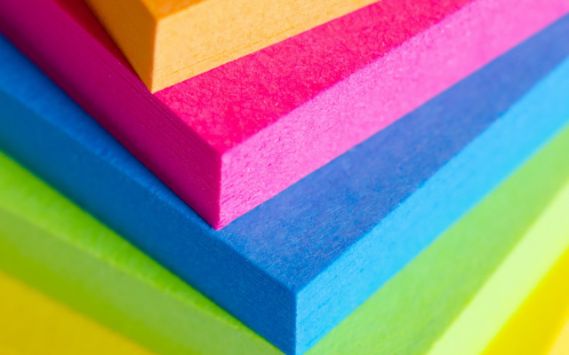 Multicolored papers stacked ocean pool free wallpaper - medium preview image