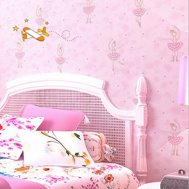 Pink bedroom pink wall white free wallpaper - medium preview image