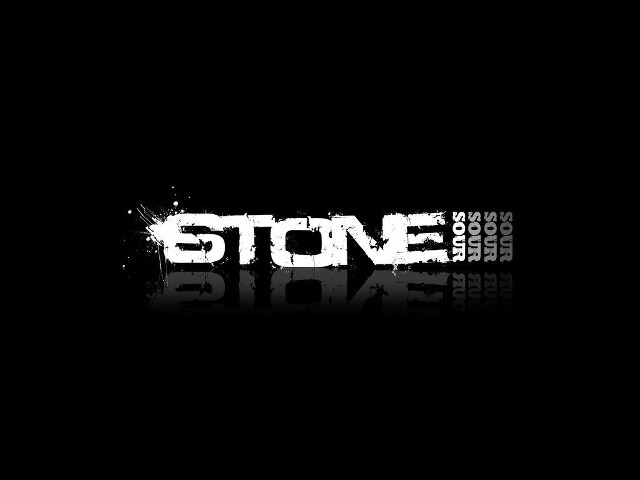 Black white stone logo reflection free wallpaper - medium preview image
