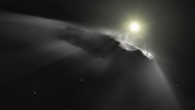 Comet space bright light digital free wallpaper - medium preview image