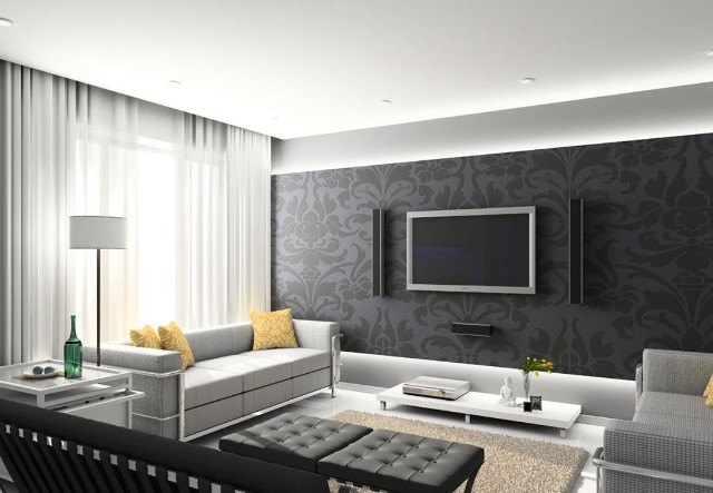 Living room couch comfortable modern #3 free wallpaper - medium preview image