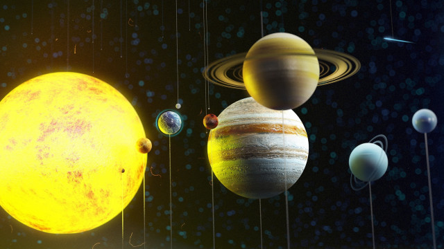 Solar system eight planets star #5 free wallpaper - medium preview image
