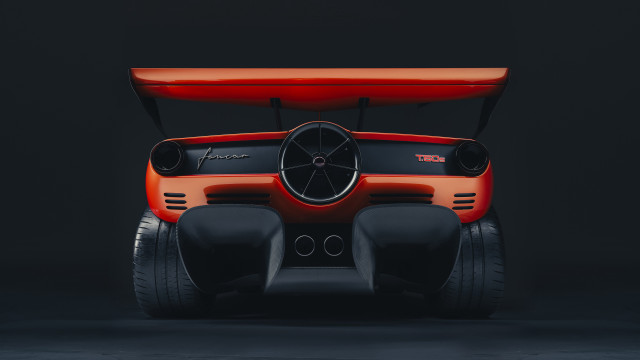 Red black car surfboard concept free wallpaper - medium preview image