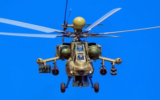 Helicopter cobra blue sky propellers free wallpaper - medium preview image