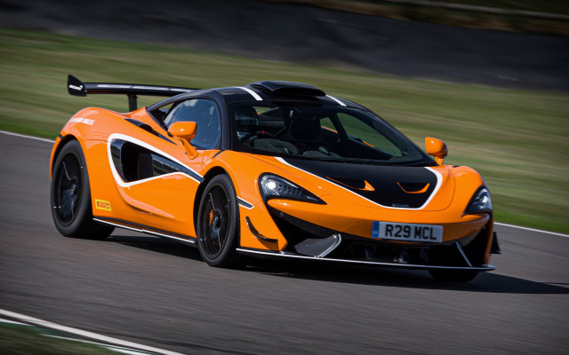 Orange sports car race track #4 free wallpaper - medium preview image