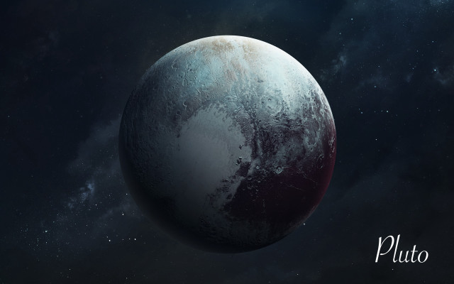 Planet red white sky stars free wallpaper - medium preview image