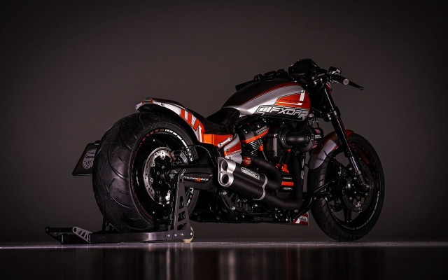 Motorcycle reflection black background precisionism free wallpaper - medium preview image
