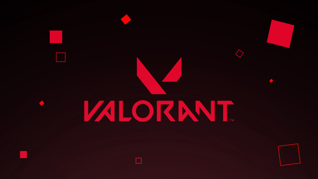 Valorant red squares black background free wallpaper - medium preview image
