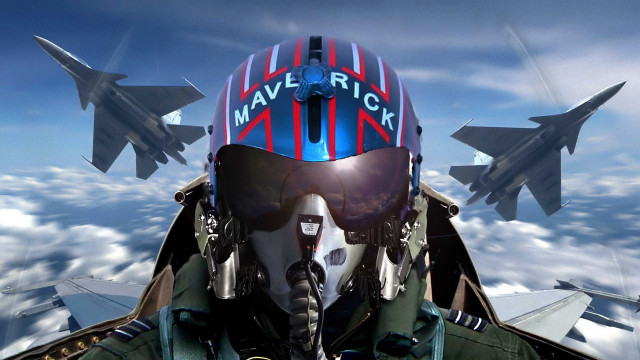 Fighter jet cockpit pilot cloud free wallpaper - medium preview image