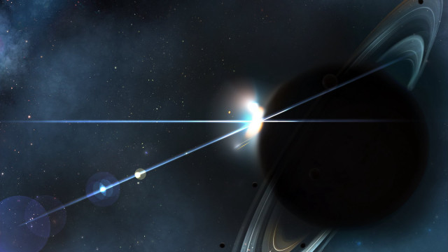 Star telescope bright star aurora free wallpaper - medium preview image