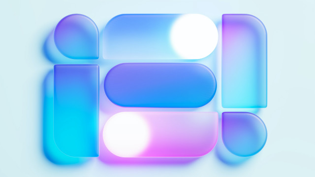 Blue pink text bubble lightblue free wallpaper - medium preview image
