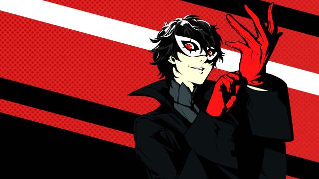 Red glove man suit artist free wallpaper - medium preview image