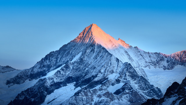 Mountain snow peak blue sky #2 free wallpaper - medium preview image