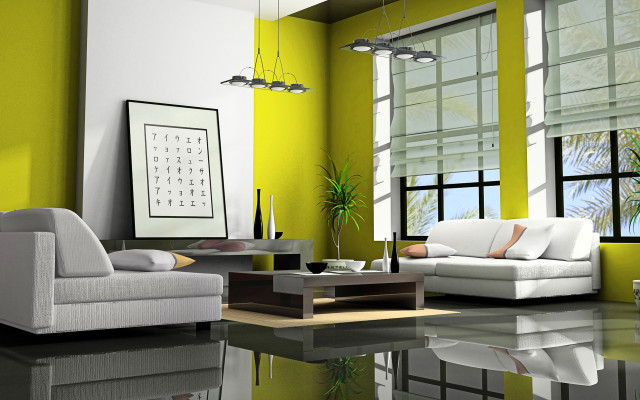 Living room couch chair table #20 free wallpaper - medium preview image