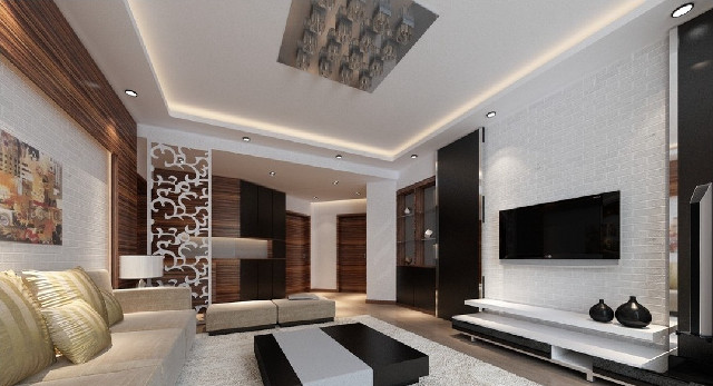 Living room large tv couch free wallpaper - medium preview image