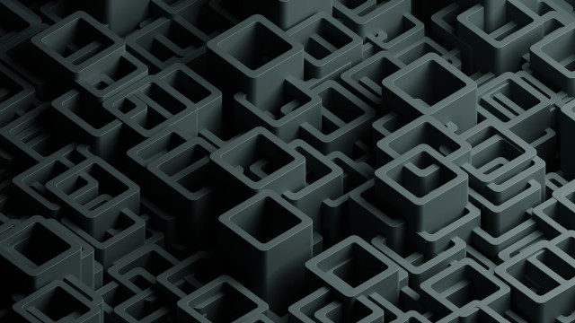 Black white pattern squares rectangles #4 free wallpaper - medium preview image