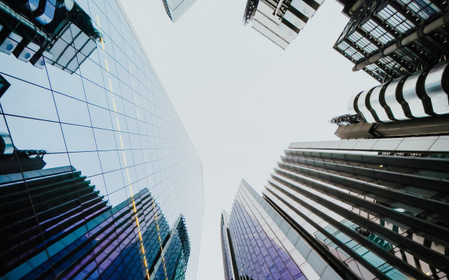 Tall building view sky cityscape free wallpaper - medium preview image